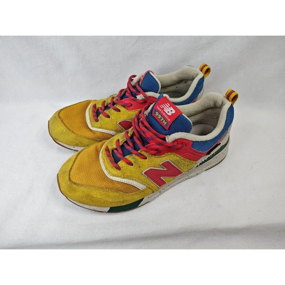 New Balance Women's Size 5‎ Athletic Shoe 997H Red Yellow Multicolor Sneakers